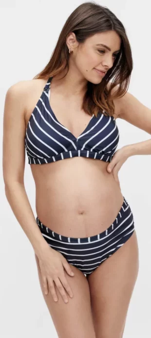 Trudnički dvodijelni kupaći kostim s funkcijom za jednostavno dojenje