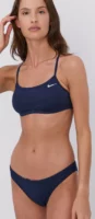 Tamnoplavi ženski dvodijelni sportski kupaći kostim Nike 2024